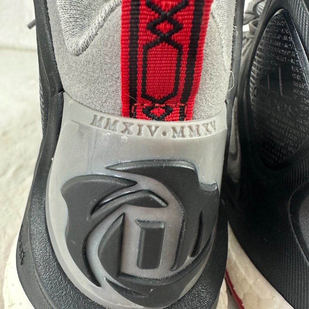 Rare 2015 D Rose 5 Boost 'Light Onix' C77900  SZ 5.5 Chicago Bulls Hi Tops - Picture 13 of 14